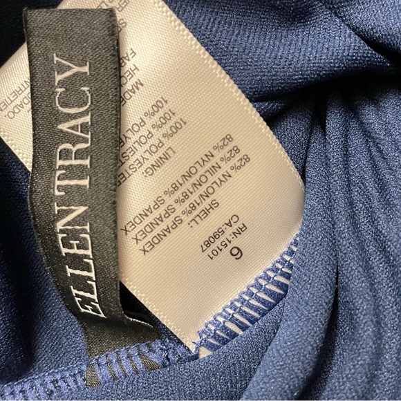 NWT Ellen Tracy Leopard Print swimsuit - Size 6 - Picture 3 of 3